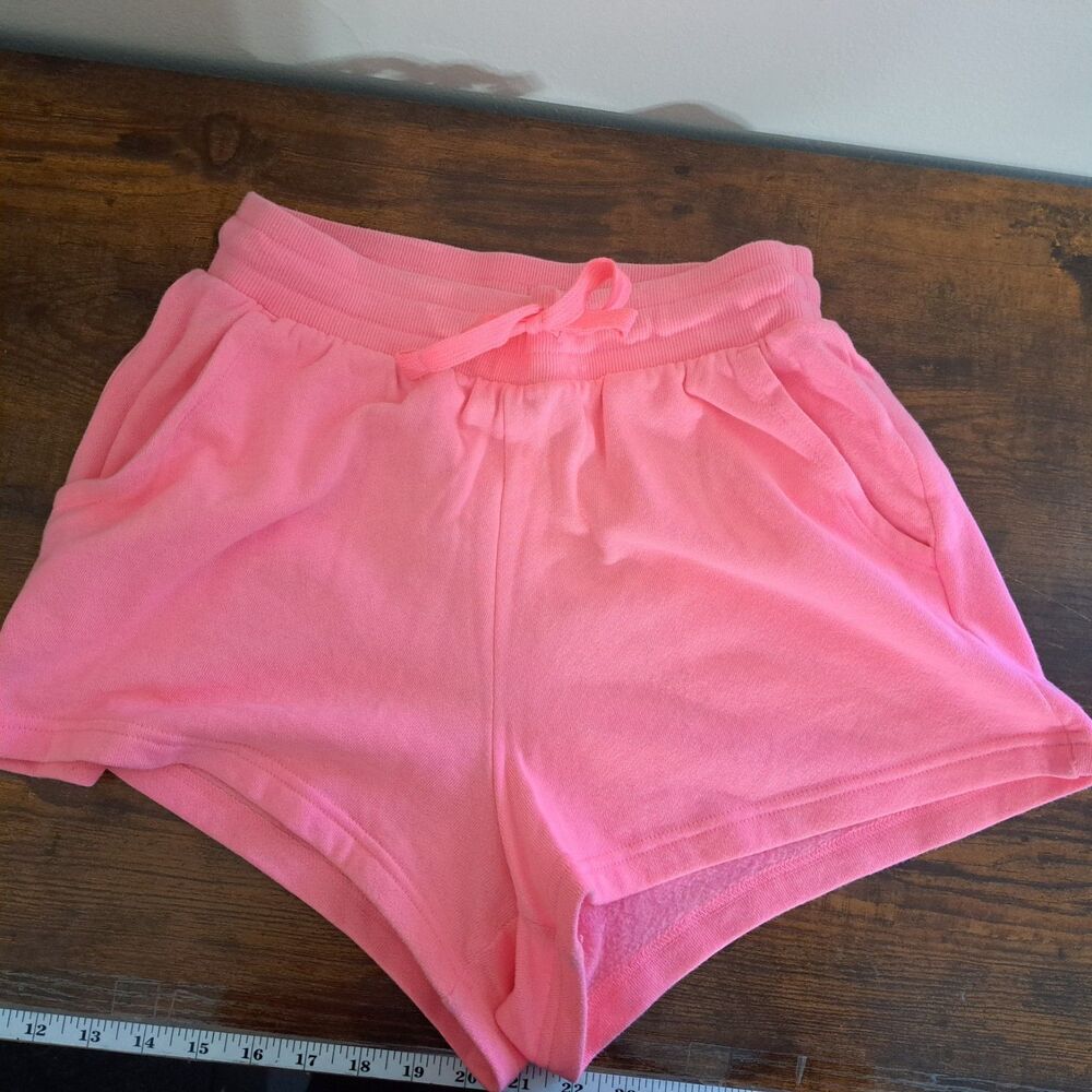 Colsie Shorts Women's Size Small Fleece Lounge Shorts pink